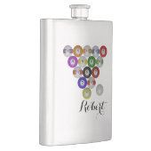 Billiardrack met acht balken flacon (Rechts)