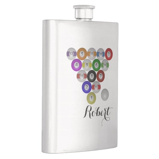 Billiardrack met acht balken flacon (Rechts)