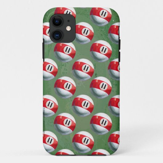 Billiards 11-balpatroon Case-Mate iPhone case (Achterkant)