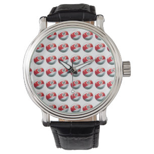 Billiards 11-balpatroon horloge