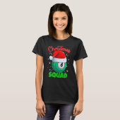 Billiards 6 Ball-kerstviadpool Billia T-shirt (Voorkant volledig)