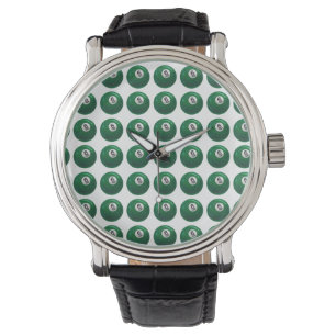 Billiards 6 Ball Patroon Horloge