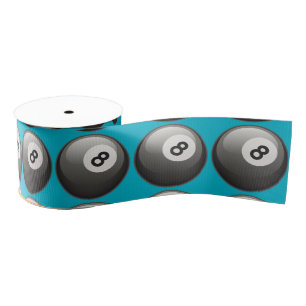Billiards 8 Ball Grosgrain Lint