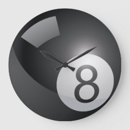 Billiards 8 Ball Grote Klok
