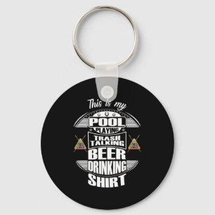 Billiards 8 Ball Pool Player Sarcasm Novelty Humor Sleutelhanger