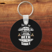 Billiards 8 Ball Pool Player Sarcasm Novelty Humor Sleutelhanger (Voorkant)