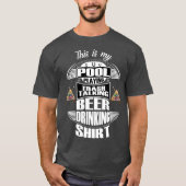 Billiards 8 Ball Pool Player Sarcasm Novelty T-shirt (Voorkant)