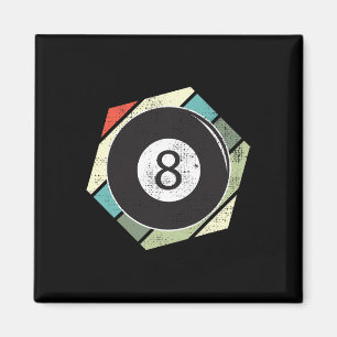 Billiards 8 Ball Retro Love of the Sport Billiard Magneet