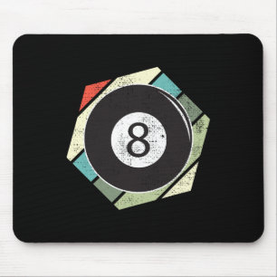 Billiards 8 Ball Retro Love of the Sport Billiard Muismat