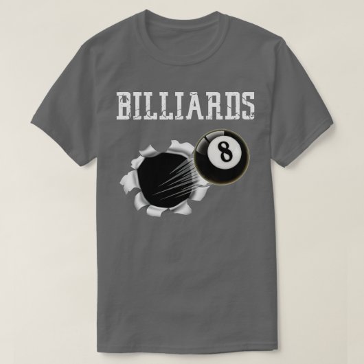 Billiards, 8-strand, poolhaai, sport door Zany Bra T-shirt (Design voorkant)