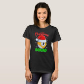 Billiards 9 Ball Christmas Squad Pool Balls Billia T-shirt (Voorkant volledig)