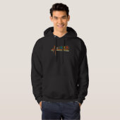 Billiards acht Retro Hoodie (Voorkant volledig)