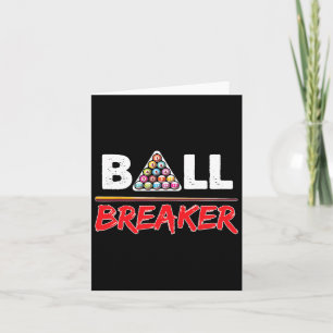 Billiards Ball Breaker Funny Shooghoute Gift Kaart