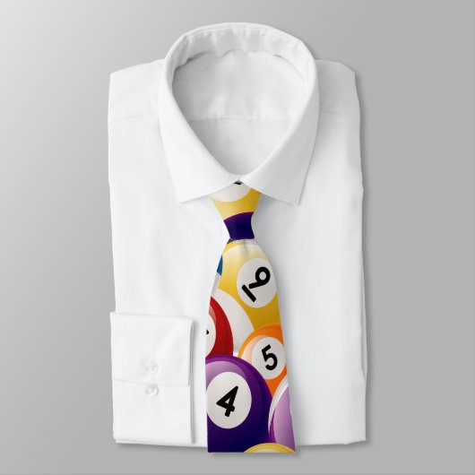 BILLIARDS BALLS COLLAGE STROPDAS (Gebonden)