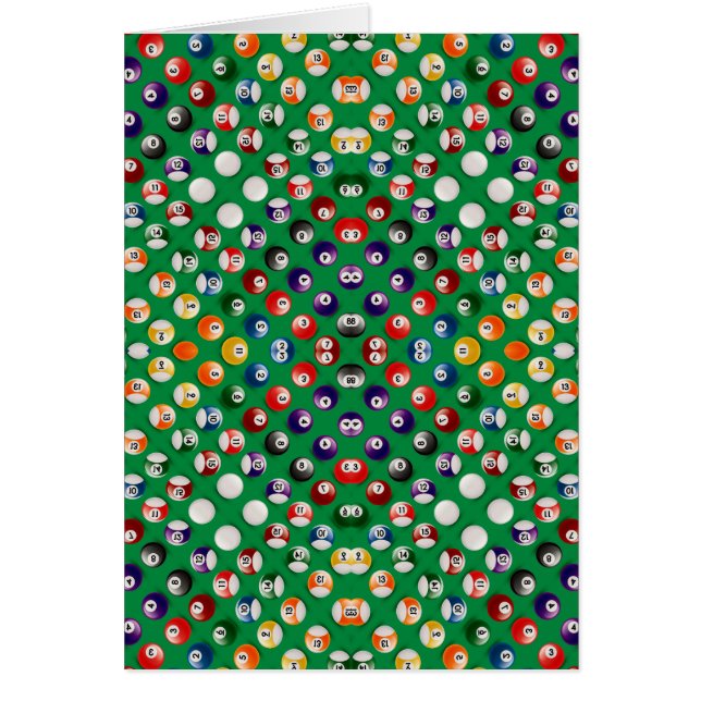 BILLIARDS BALLS PATTERN (Voorkant)