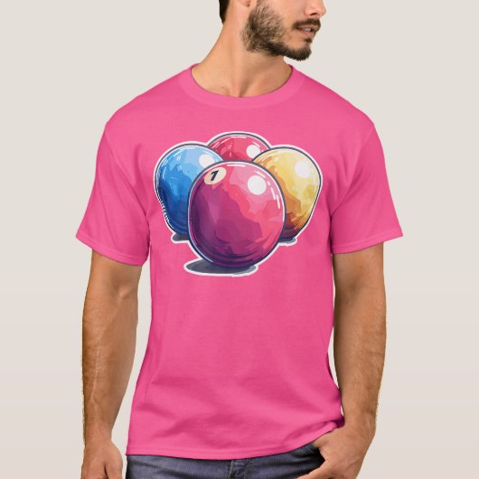 Billiards Balls T-shirt (Voorkant)