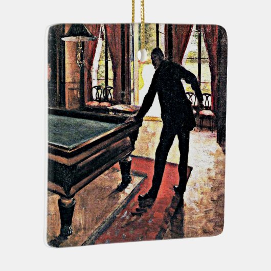 Billiards, beroemd schilderij, keramisch ornament (Rechts)