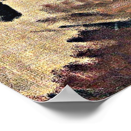 Billiards - Caillebotte, beroemd schilderij, Poster (Hoek)