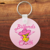 Billiards Chick #8 Sleutelhanger (Voorkant)