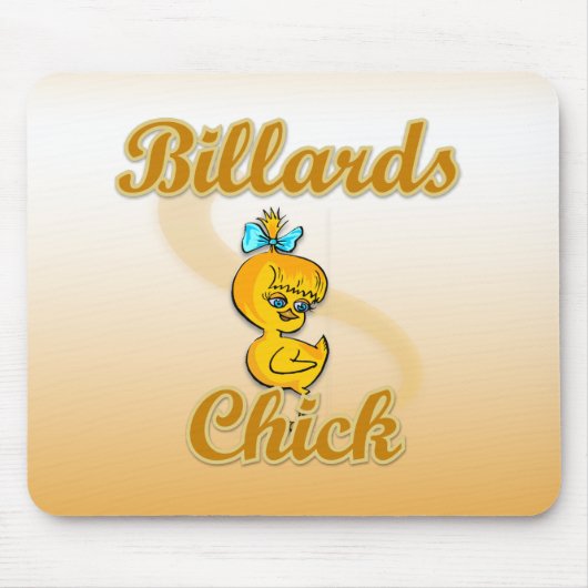 Billiards Chick Muismat (Voorkant)