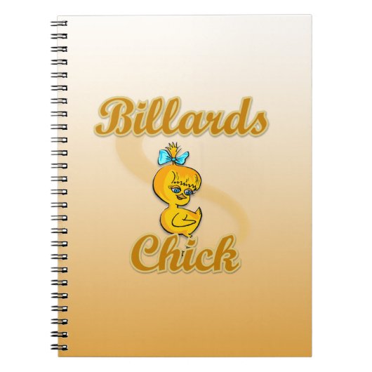 Billiards Chick Notitieboek (Voorkant)