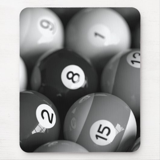 Billiards Computer Mousepad Muismat (Voorkant)