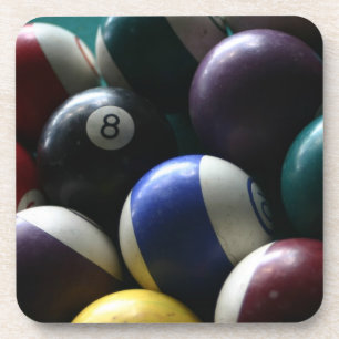 Billiards cork onderzetter plaatste unieke cadeaui