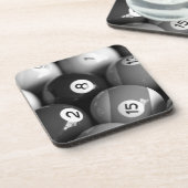 Billiards Cork Onderzetter set (Linkerzijde)