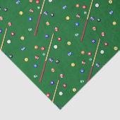 Billiards Decoupage Papier, Pooltafel Cue Bal Tissuepapier (Detail)
