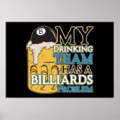 Billiards Drink Team Poster (Voorkant)