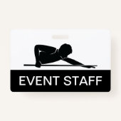 Billiards Event Staff Budget Event Badges (Voorkant)