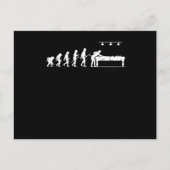 Billiards Evolution of Man Pool Billiards Game Briefkaart (Voorkant)