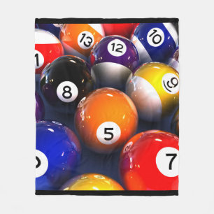 Billiards Fleece Blanket