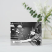 Billiards Game, 1910 Briefkaart (Staand voorkant)