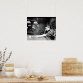 Billiards Game, 1910.  foto Poster (Keuken)