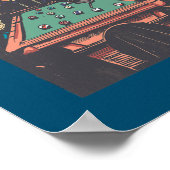 Billiards Lion Big Cats Tiger Pool Game Poster (Hoek)