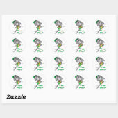 Billiards Lovers Pool Shooting Gifts Ronde Sticker (Vel)