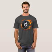Billiards Man 8 Ball Pool s Pool League T-shirt (Voorkant volledig)
