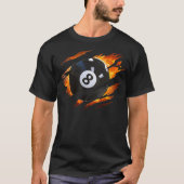 Billiards Mannen 8 Ball Pool Tshirts Pool (Voorkant)