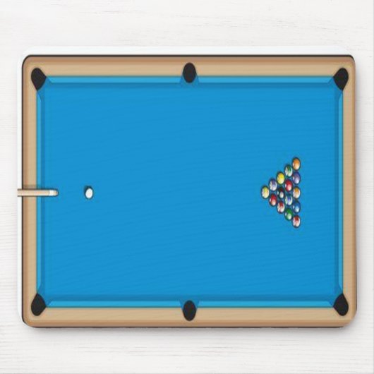 Billiards mousepad muismat (Voorkant)