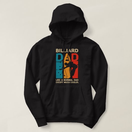 Billiards of Billard Handle Balls met zorg Hoodie (Design voorkant)