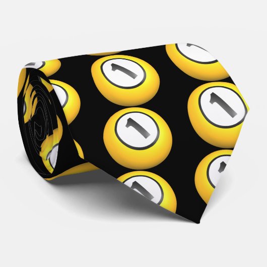 Billiards One Ball Stropdas (Opgerold)