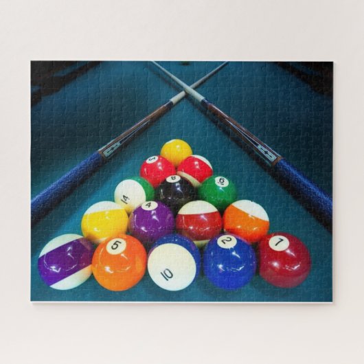 Billiards Photo Puzzle Legpuzzel (Horizontaal)