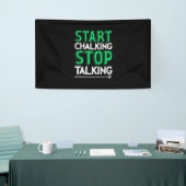 Billiards Player | Stop Talking And Start Chalking Spandoek (Beurs)
