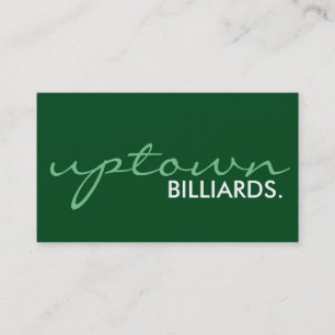 billiards plus locatie. (aanpasbare kleur) visitekaartje