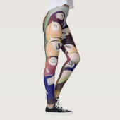 Billiards Pool Balls Games Leggings (Rechts)
