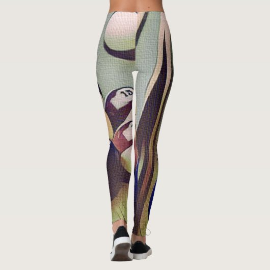Billiards Pool Balls Games Leggings (Achterkant)