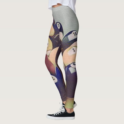 Billiards Pool Balls Games Leggings (Links)