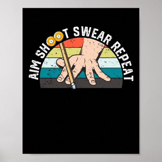 Billiards Pool Billiards 8 8 8 8 8 8 80 bays Poster (Voorkant)