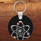 Billiards Pool Hall Sport Atom Science Sleutelhanger (Voorkant)